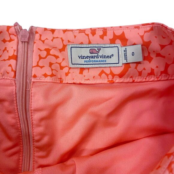 Vineyard Vines Performance Coral Skort Women's Sz 0 (XS) Athletic Sports Skirt - Picture 3 of 10